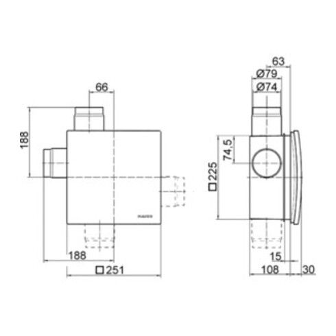 Maico Ventilator,Verzög.Schalter 21W,62cbm/h,IPX5 ER 60 VZ