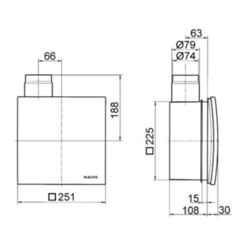 Maico Ventilator,Verzög.Schalter 21W,62cbm/h,IPX5 ER 60 VZ