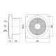 Maico Wandeinbauventilator 30W,420cbm/h.,IP44 EN 20