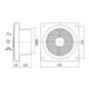 Maico Wandeinbauventilator DN250 ENR 25