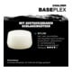 Maillet à frappe amortie BASEPLEX L. 270 mm D. tête 25 mm dur bois nylon blanc/a
