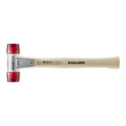 Maillet à frappe amortie BASEPLEX L. 280 mm D. tête 30 mm dur bois acétate de ce-2