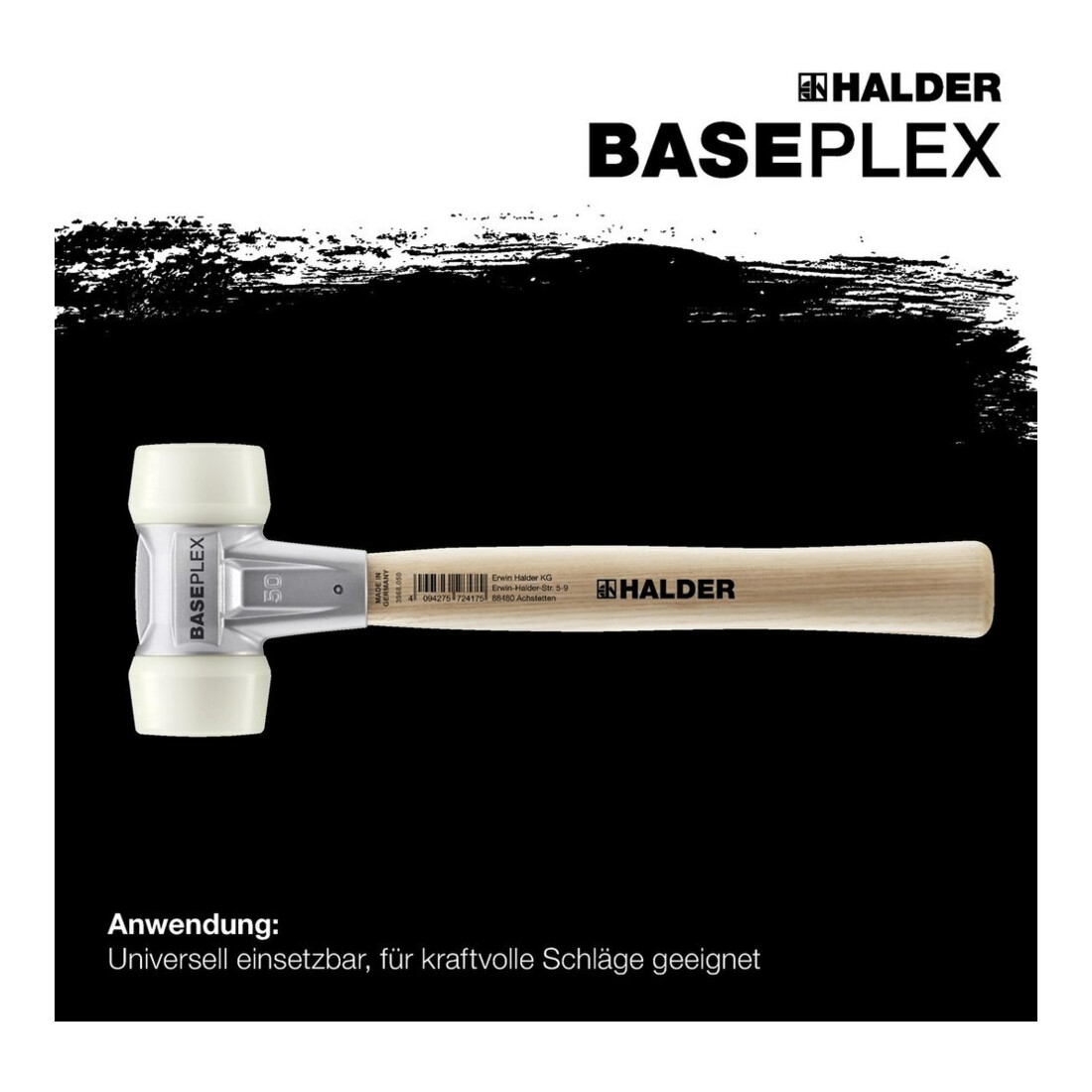 Marteau Halder Baseplex EH-3908, insert nylon