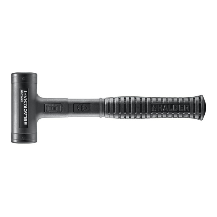 Maillet à frappe amortie BLACKCRAFT L. 300 mm D. tête 40 mm tube en acier antire
