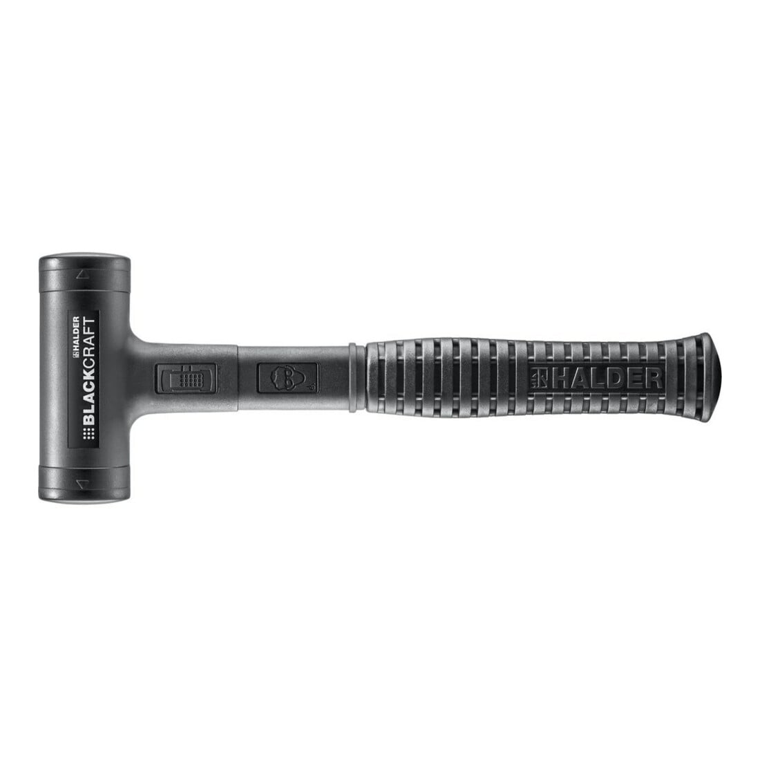 Maillet à frappe amortie BLACKCRAFT L. 300 mm D. tête 40 mm tube en acier antire