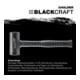 Maillet à frappe amortie BLACKCRAFT L. 315 mm D. tête 60 mm tube en acier antire