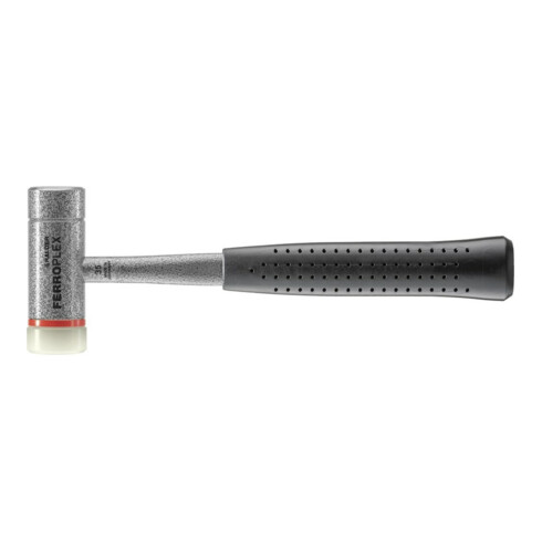 Marteau combiné Halder Ferroplex EH-3677, avec manche en tube d'acier, insert en nylon