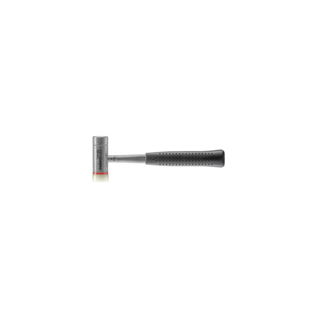 Marteau combiné Halder Ferroplex EH-3677, avec manche en tube d'acier, insert en nylon