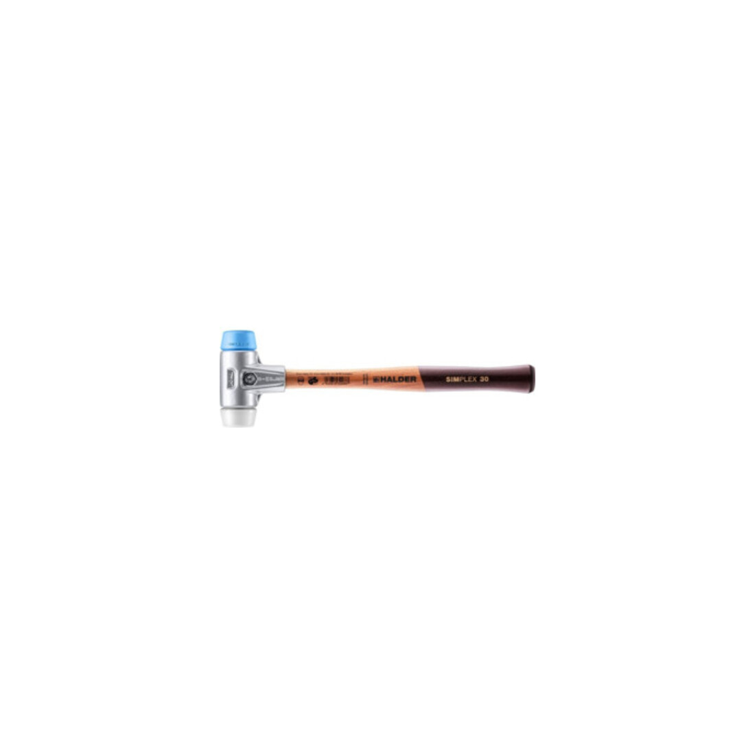 Maillet à frappe amortie SIMPLEX L. 300 mm D. tête 30 mm bois super plastique bl