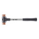 Maillet à frappe amortie SIMPLEX L. 300 mm D. tête 30 mm dur fibre de verre cuiv-2