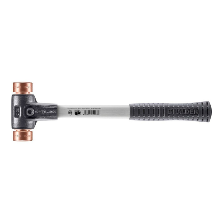 Maillet à frappe amortie SIMPLEX L. 300 mm D. tête 30 mm dur fibre de verre cuiv