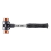 Maillet à frappe amortie SIMPLEX L. 330 mm D. tête 40 mm dur fibre de verre cuiv-2