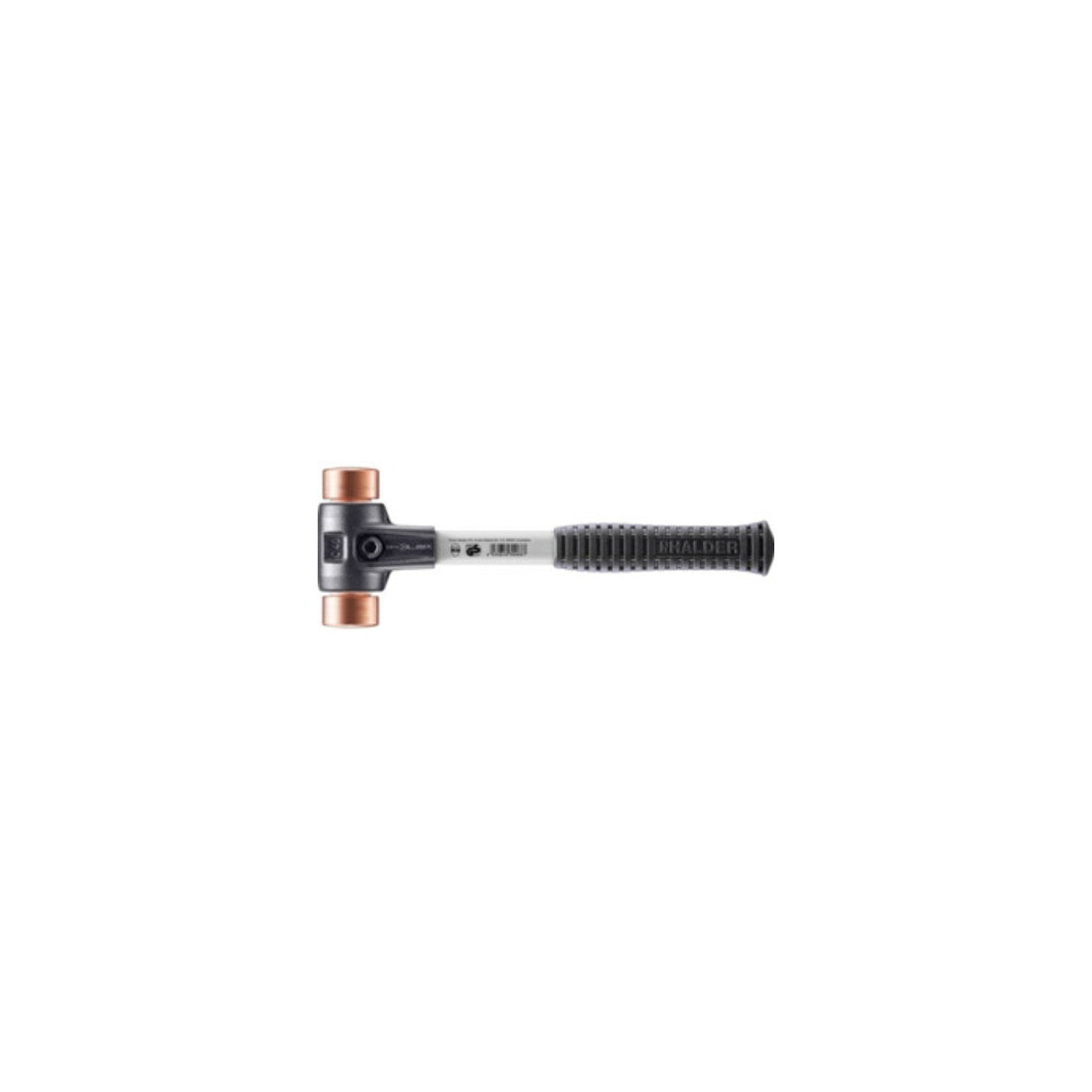 Maillet à frappe amortie SIMPLEX L. 330 mm D. tête 40 mm dur fibre de verre cuiv