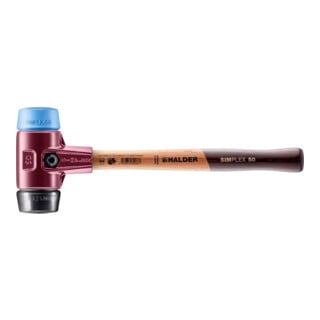 Marteau doux Halder Simplex EH-3012, TPE-soft- + insert en caoutchouc