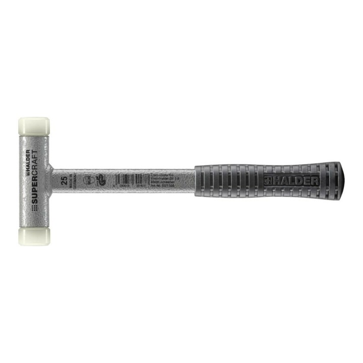 Maillet à frappe amortie SUPERCRAFT L. totale 270 mm D. tête 25 mm tube en acier