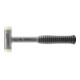 Marteau Halder Supercraft EH-3377 avec manche en tube d'acier, insert en nylon, sans recul-1