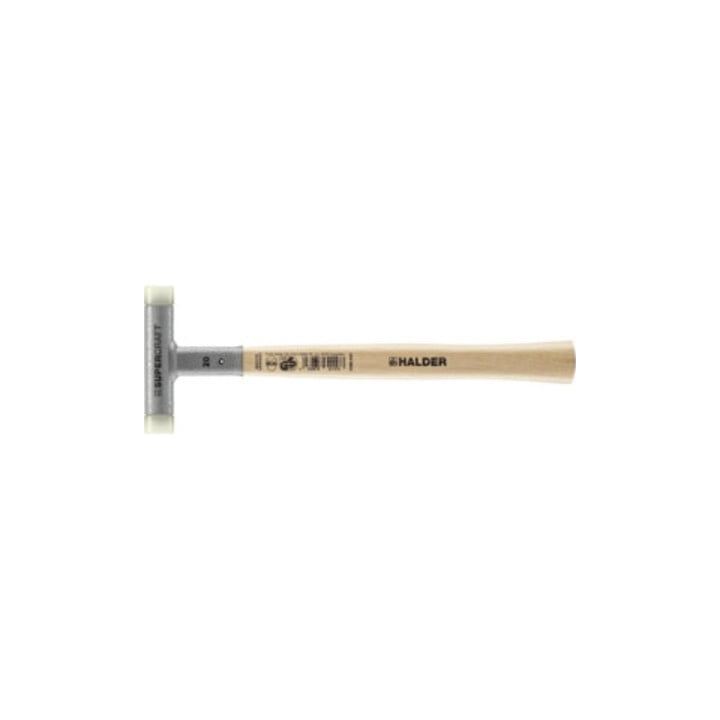 Maillet à frappe amortie SUPERCRAFT L. totale 300 mm D. tête 20 mm Hickory antir