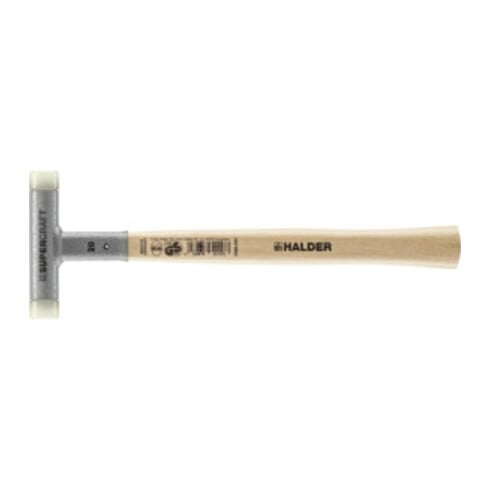 Maillet à frappe amortie SUPERCRAFT L. totale 300 mm D. tête 20 mm Hickory antir