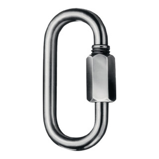 Maillon d'attache rapide taille 5 H. int. 39 mm l. d'ouv. 6,5 mm galvanisé