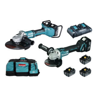 Makita 18V Combopack DLX2245PT1 Battery set de meuleuses d'angle