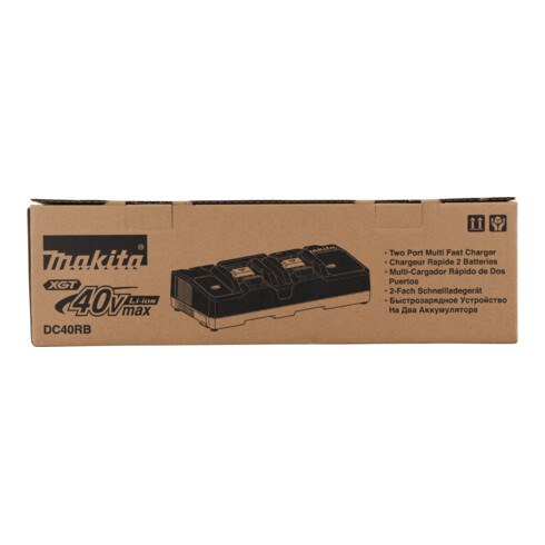 Makita 2-voudige oplader DC40RB 40 V