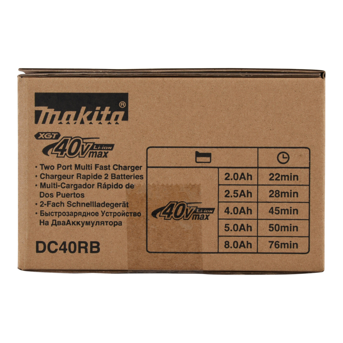 Makita 2-voudige oplader DC40RB 40 V