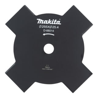 Makita 4-Zahn-Schlagmesser 255x25,4mm D-66014