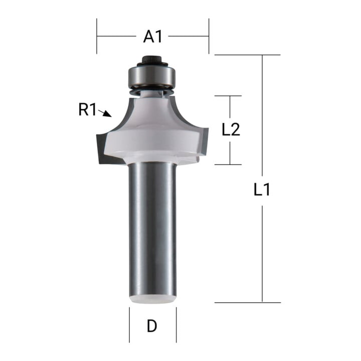 Makita Abrundfräser 20,6 mm