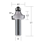 Makita Abrundfräser 25,4 mm-3