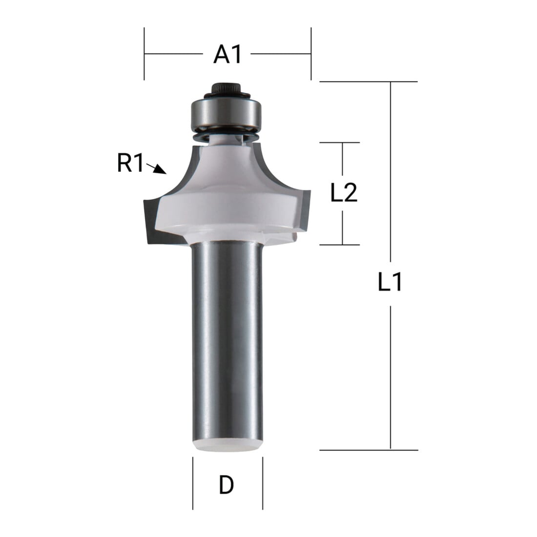 Makita Abrundfräser 28,6 mm