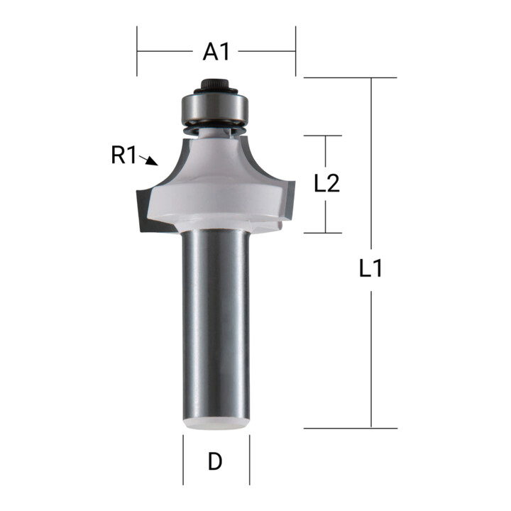 Makita Abrundfräser 31,8 mm