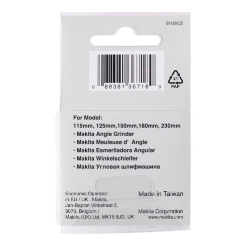 Makita Accessori di sistema EZYNUT M14 per WS 180/230mm (195354-9)