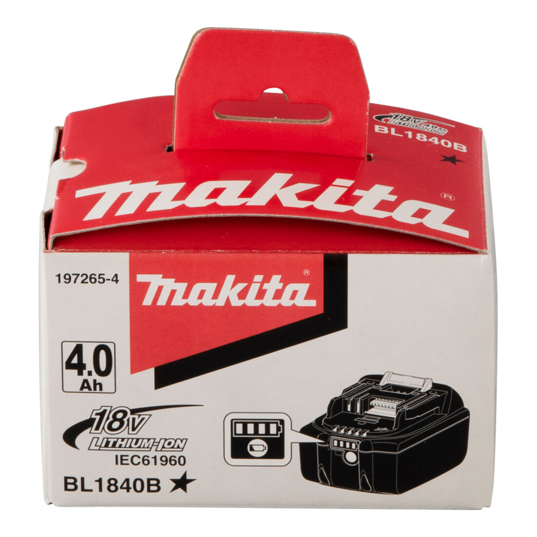 Makita accu-BL1840B Li 18.0V 4.0Ah