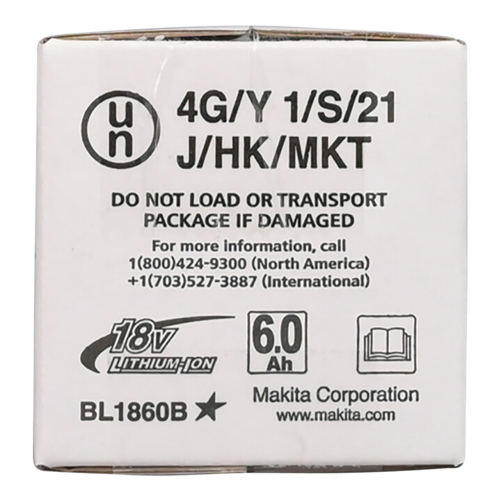 Makita accu-BL1860B Li 18.0V 6.0Ah