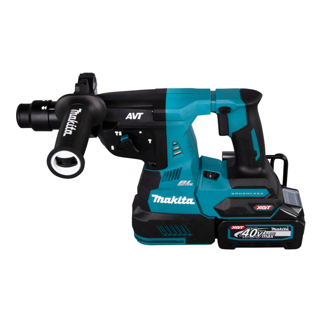 Makita accu combi hamer SDS+ 40V HR004GM201