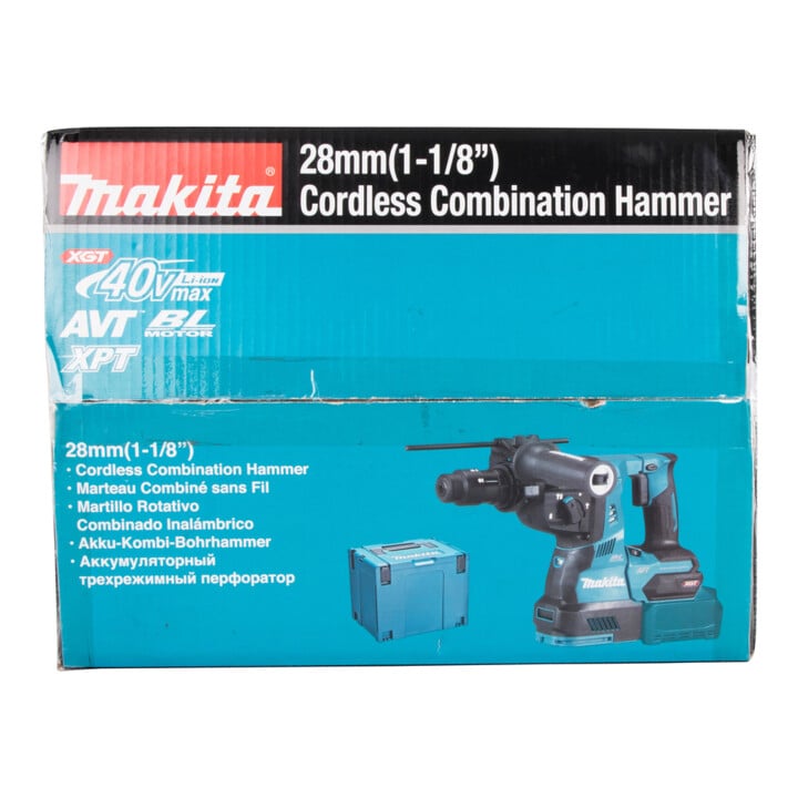 Makita accu combi hamer SDS+ 40V HR004GM201