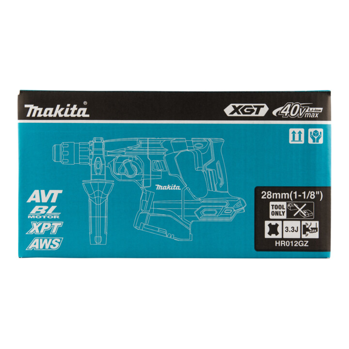 Makita Accu-combinatiehamer SDS-PLUS 40V max. snelwisselboorkop