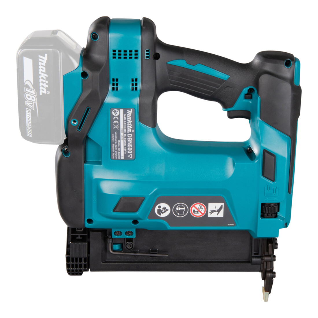Makita accu-compoundspijkerapparaat DBN500Z