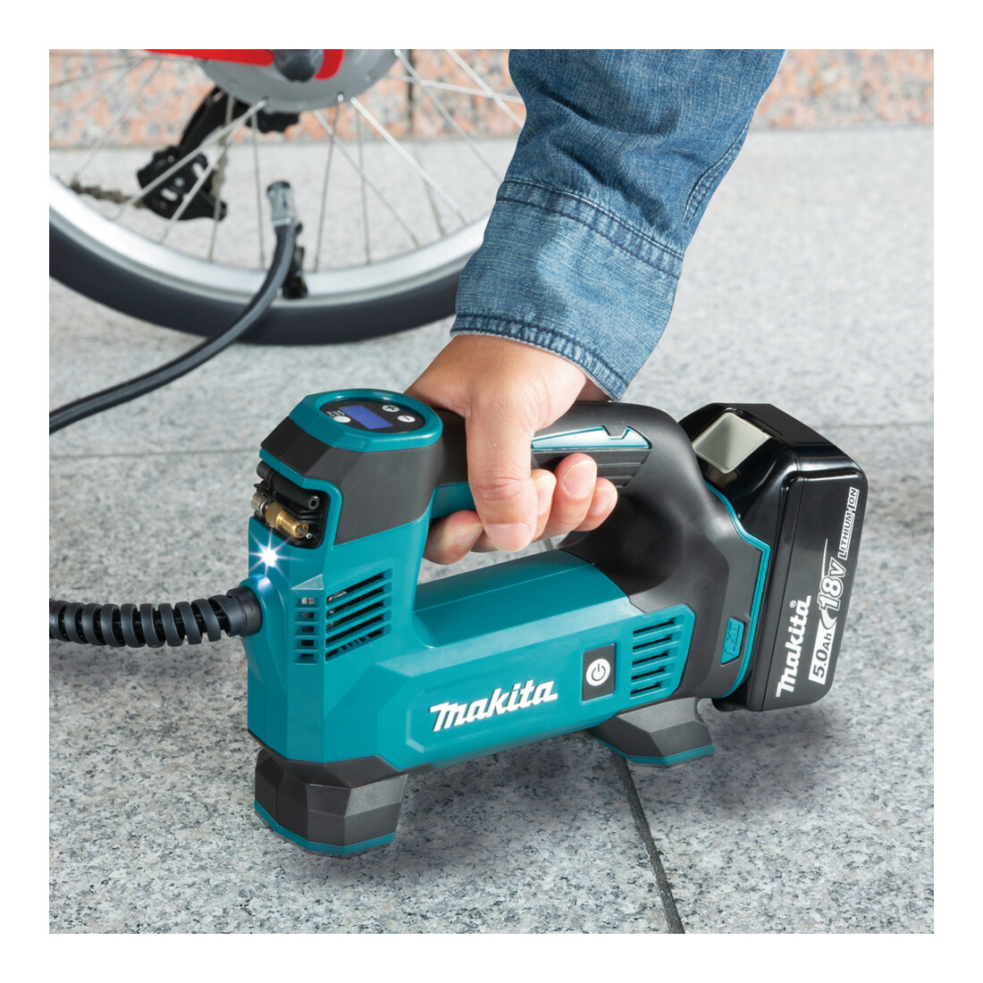 Makita accu compressor 8,3 bar 18V DMP180Z