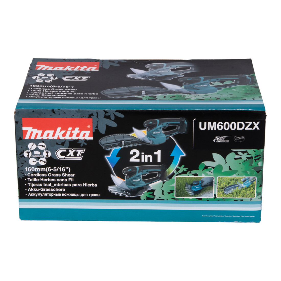 Makita accu gras/struik schaar 10.8 V UM600DZX