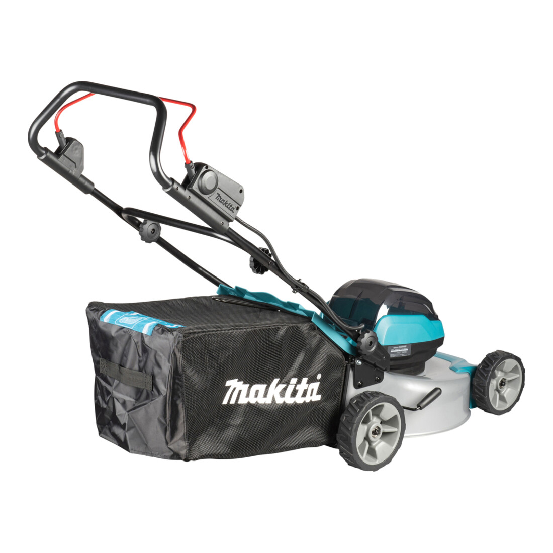 Makita Accu-grasmaaier 2x18V / 5,0 Ah, 2 accu's + dubbele oplader NIEUWHEID HERFST 2025