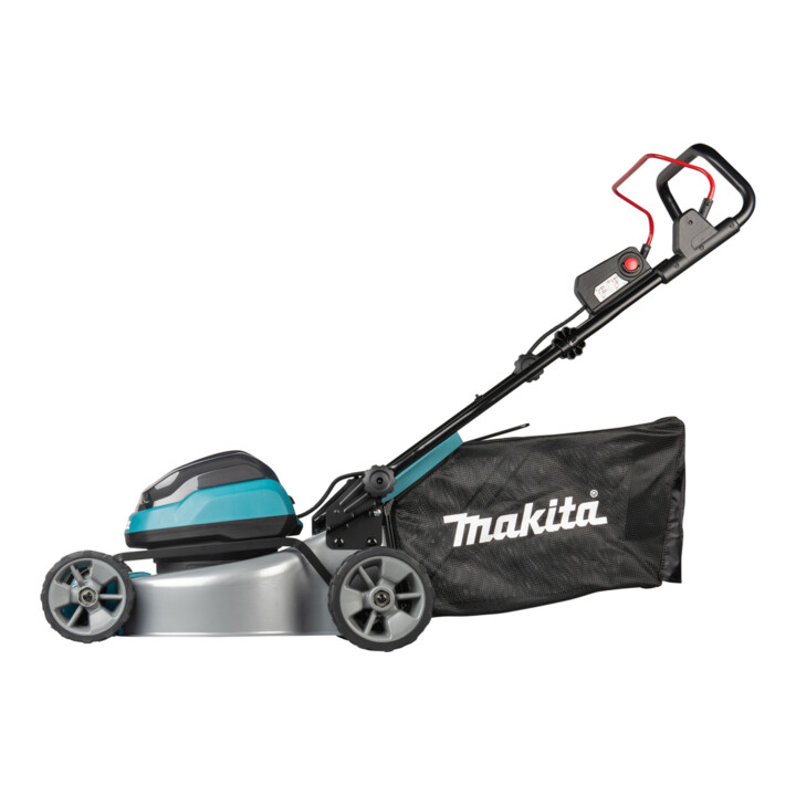 Makita Accu-grasmaaier 2x18V / 5,0 Ah, 2 accu's + dubbele oplader NIEUWHEID HERFST 2025