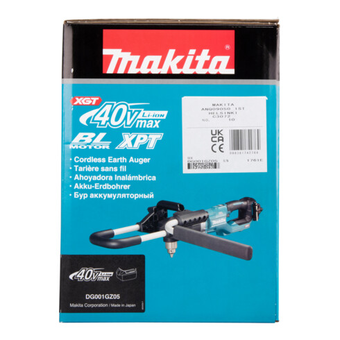 Makita accu grondboormachine 40V DG001GZ05