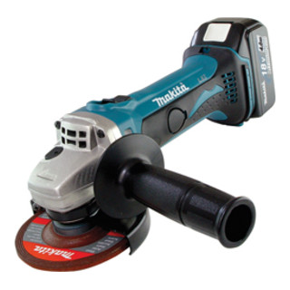 Makita accu haakse slijper 18 V 4.0 Ah + MAKPAC DGA452RMJ