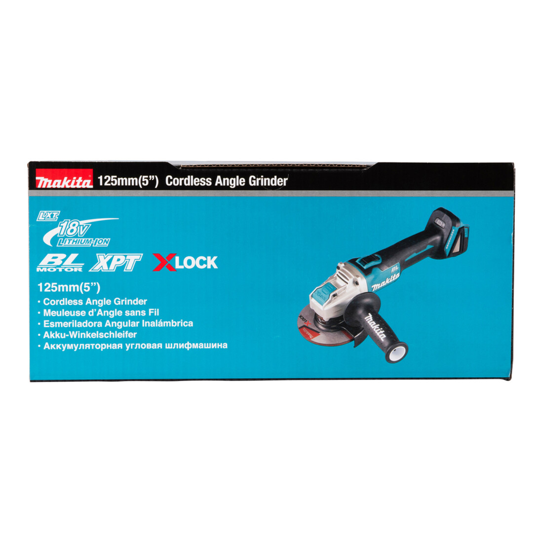 Makita accu haakse slijper 18V DGA521ZX1