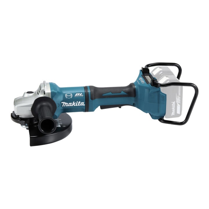 Makita accu haakse slijper 2 x 18 V in draagkoffer DGA900ZKX2