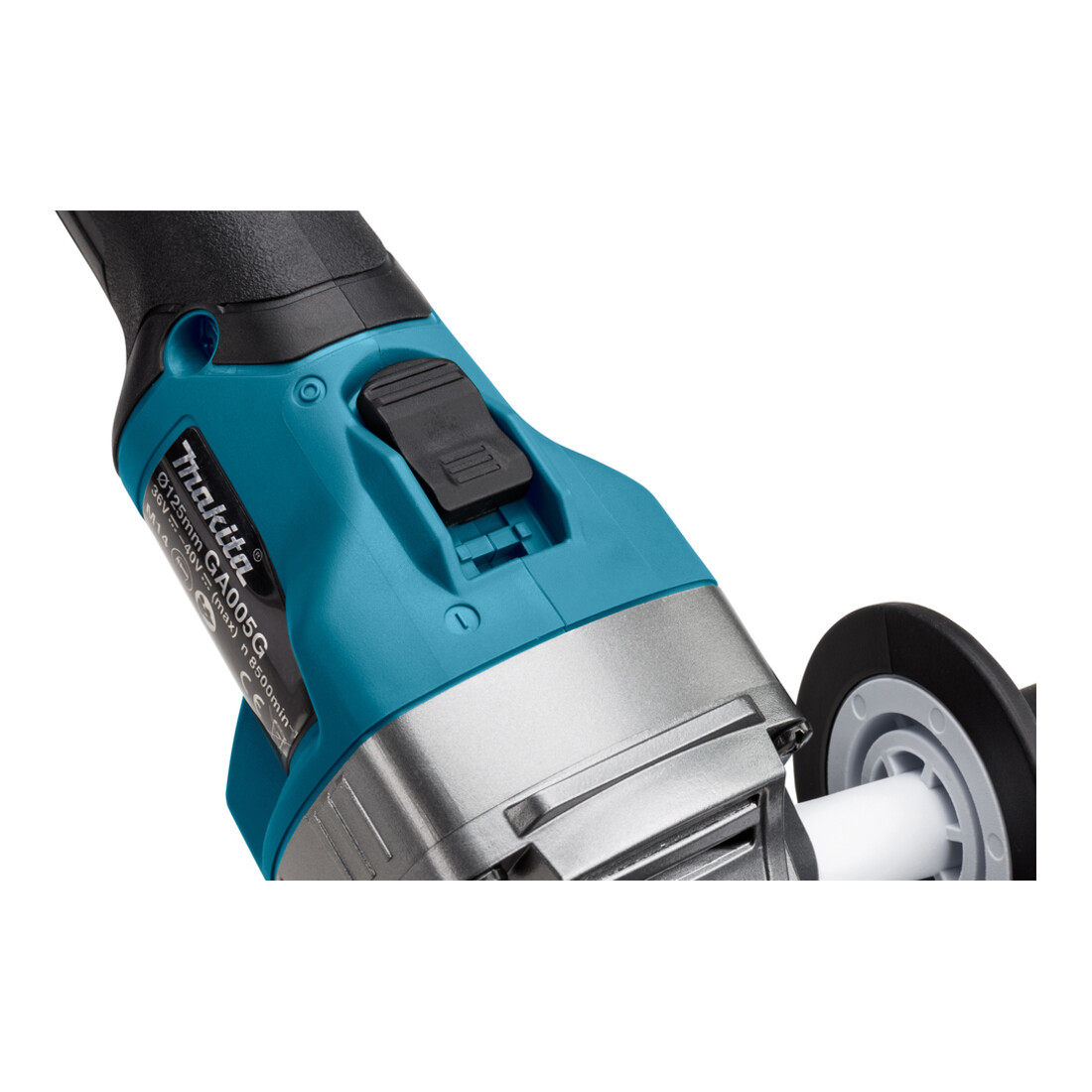 Makita accu haakse slijper 40V GA005GM201