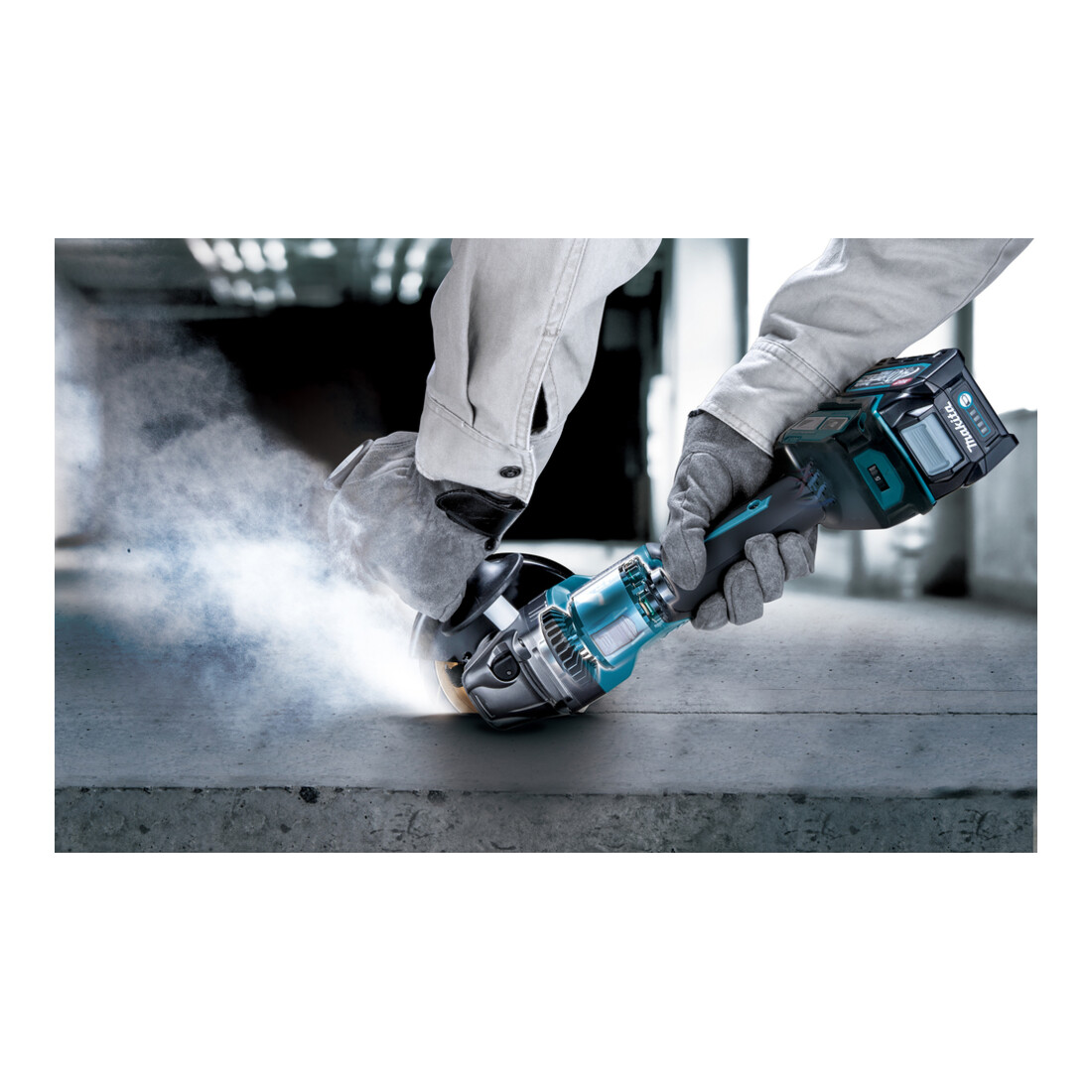Makita accu haakse slijper XGT 40V GA023GM201