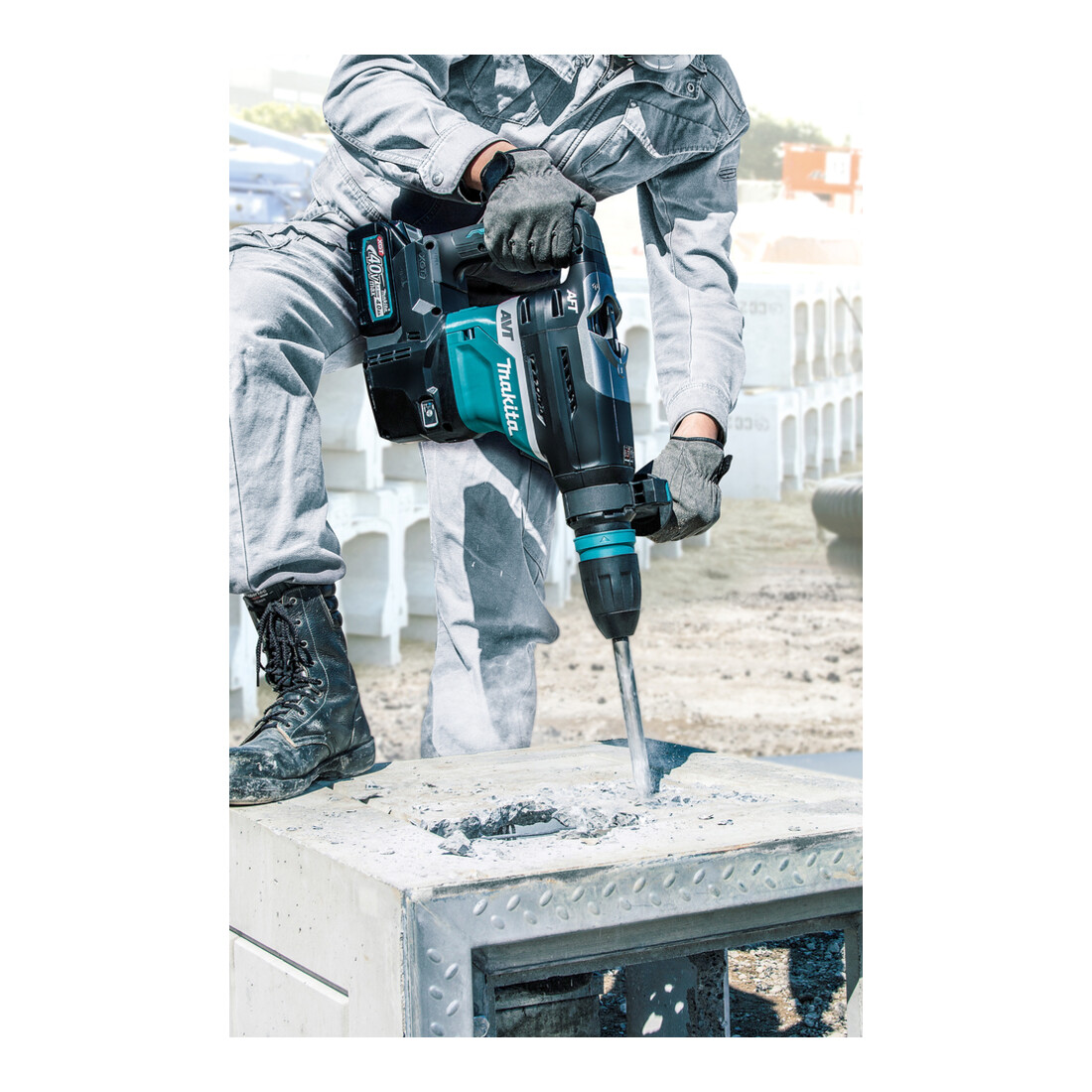 Makita accu hamerboormachine 40V HR005GZ01
