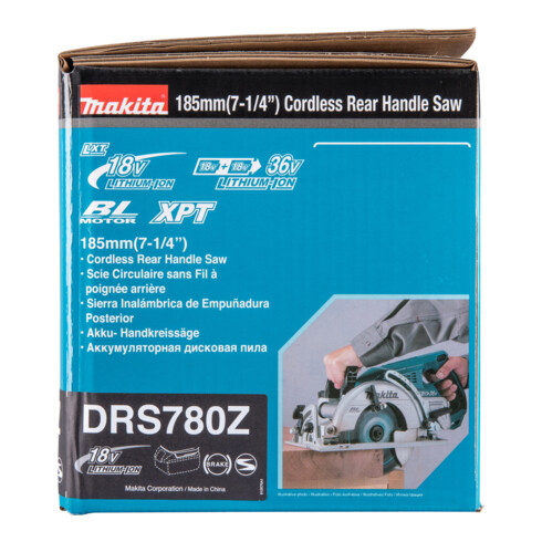 Makita accu handcirkelzaag 65mm 2x18V DRS780Z